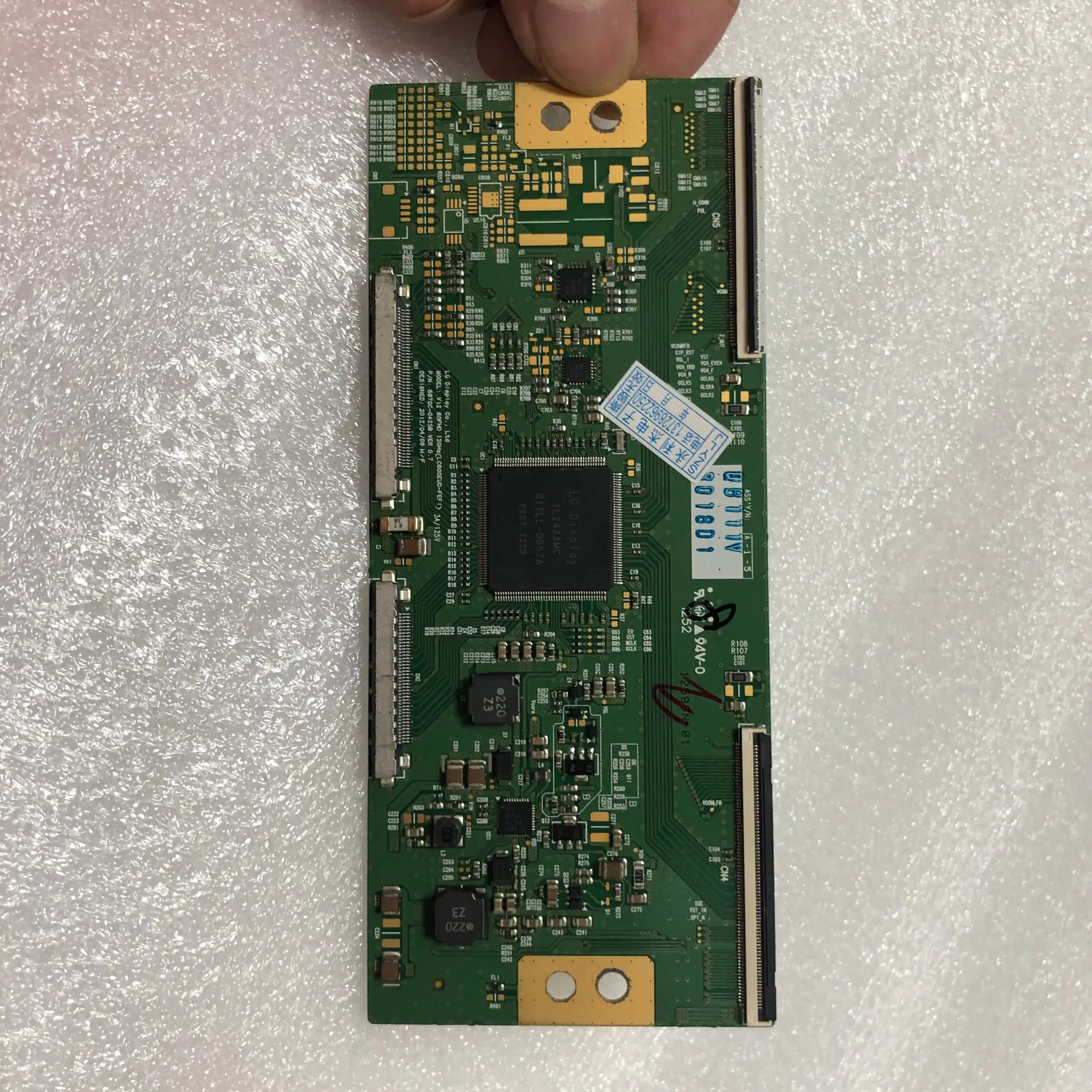 

1pcs/lote Original good quality logic board, 6870C-0425B, VER0.7, LG screen, LC600EUD (FE) F2