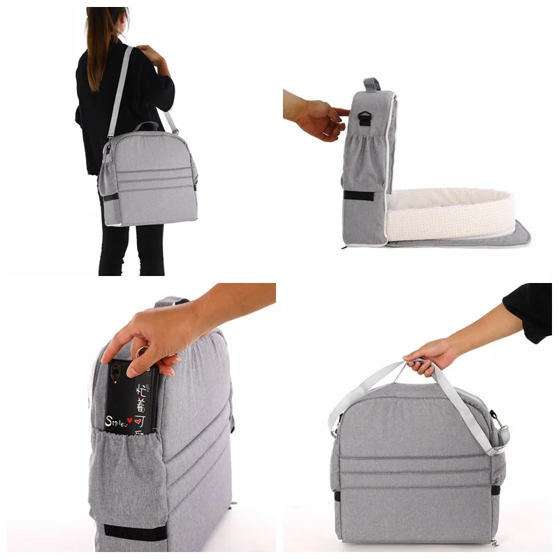 Новая детская кровать, переносная складная детская кровать, гнездо, кроватка для путешествий, складной спальный мешок, детская корзина для сна
