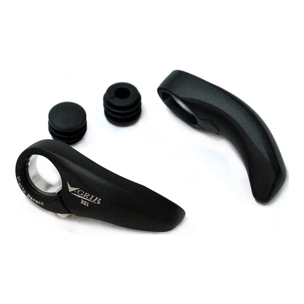 Horn Bicycle V-Grip V-BE1 95mm Black Anatomical Aluminum Grips Parts Cycling Sports Entertainment | Спорт и развлечения