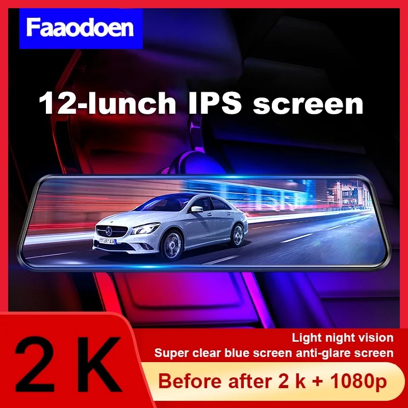 Faaodoen Dual 1080P Android DashCam  12