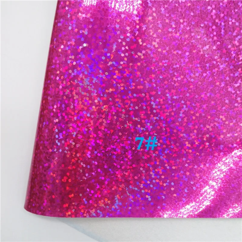 7 Glitterwishcome 21X29 см A4 гладкая блестящая ткань кожаные листы, искусственная кожа ткань, синтетическая кожа для бантов, GM464A - Цвет: 7