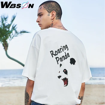 

Wbson Trend Solid Color T-shirt Men Loose Casual t shirt Lovers Of T-shirts Men's Short-Sleeved T-shirt X1911061