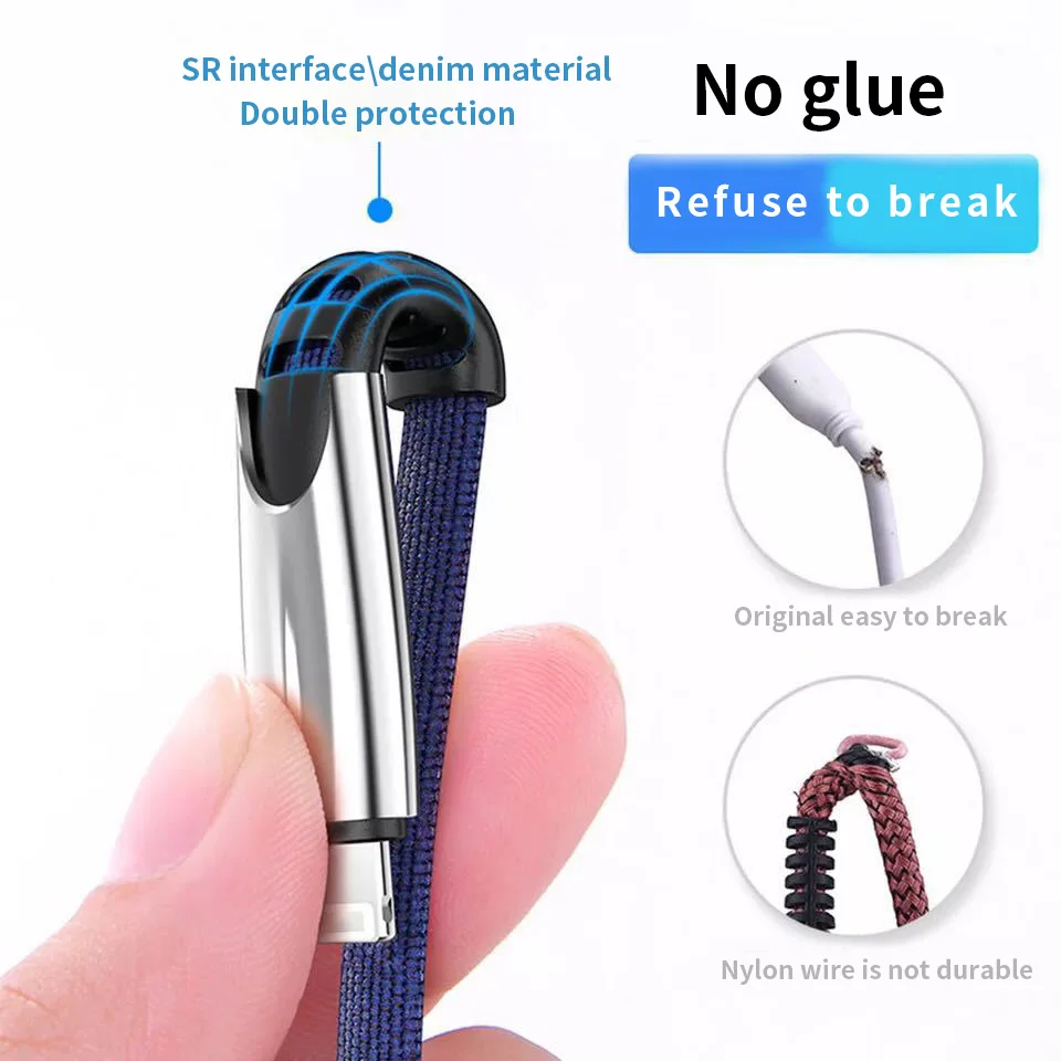 USB кабель 5.0A Быстрая зарядка для Iphone IOS TYPE C Android микро мобильный телефон дата кабель для Xiaomi samsung oppo 1 м 2 м 3 м