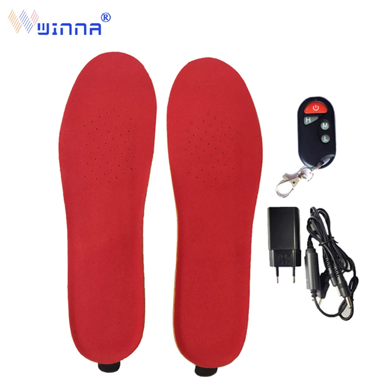 2300/2000mah Wireless Winter Electric Heated Insoles With Remote Controller Size Eur 3546