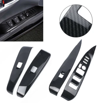 

Carbon Fiber Window Lift Switch Button Panel Cover Trim for Toyota Camry 2018
