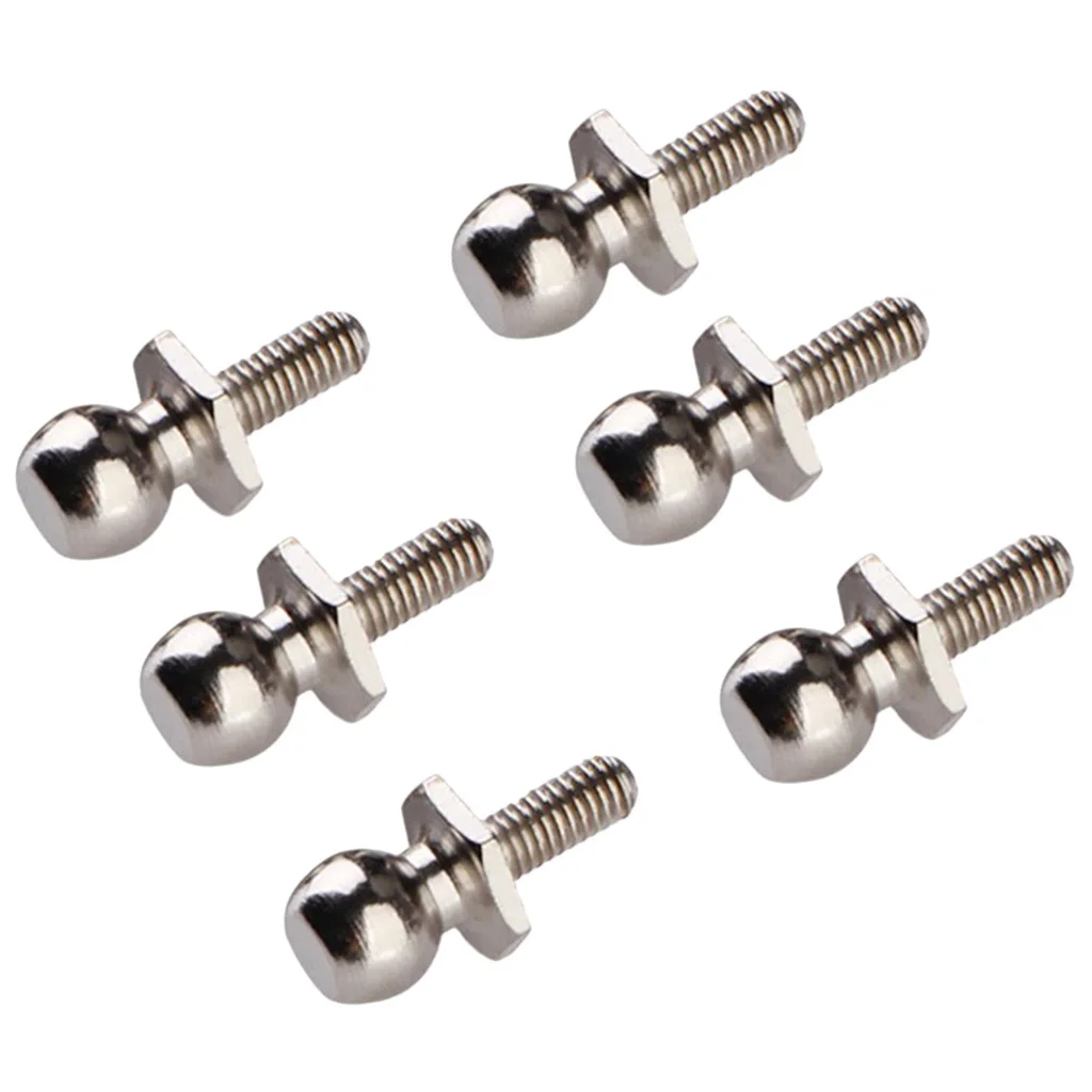 6 Pieces 15x7mm 02038 Ball Head Screws for 1:10th HSP RC On-road Remote Controlled Car Truck