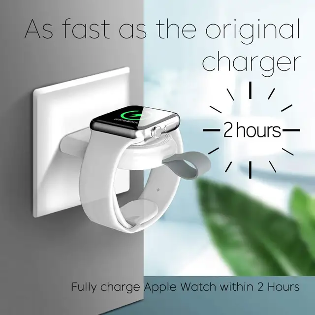 Portable Wireless Charger for IWatch SE 6 5 4 Charging Dock Station USB Charger Cable for