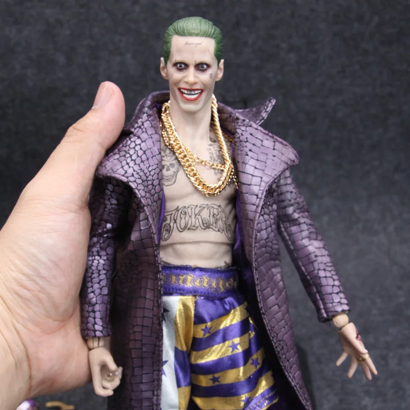 

PVC Doll Anime Collectible Model Toys Crazy Toys DC Suicide Squad Joker Character BJD Joint Move Action Toys Figures Boy Gift