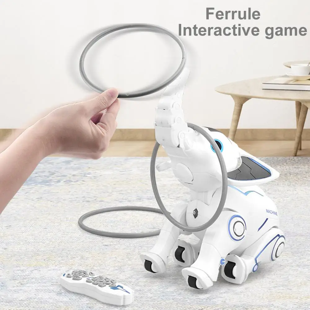 Wireless Remote Control Elephant Robot Interactive Children Toy Singing Dancing Elephant Robot Toy Early Education Toy For Kids