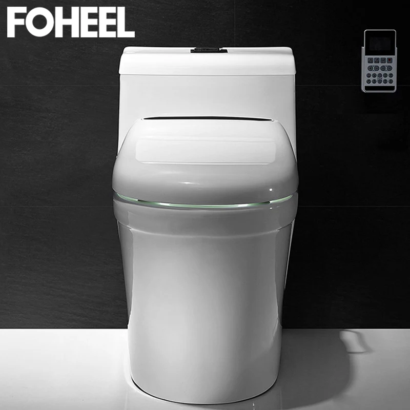 FOHEEL светодиодный дисплей, умное сиденье для унитаза, электрическое биде с двойным соплом, интеллектуальная стирка с подогревом, сухое массажное умное сиденье для унитаза