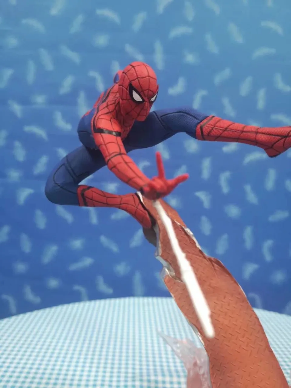 

Yaya Anime Hero Returns Iron Brazil Factory 1/10 free n'asakii Scene Spider-Man Boxed Garage Kit