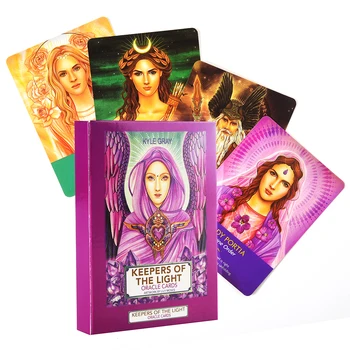 

Keepers of the Light Oracle Cards Cards Tarot Cards Guidance Divination Fate Board Game Card Game Deck E-Guidebook Card Games