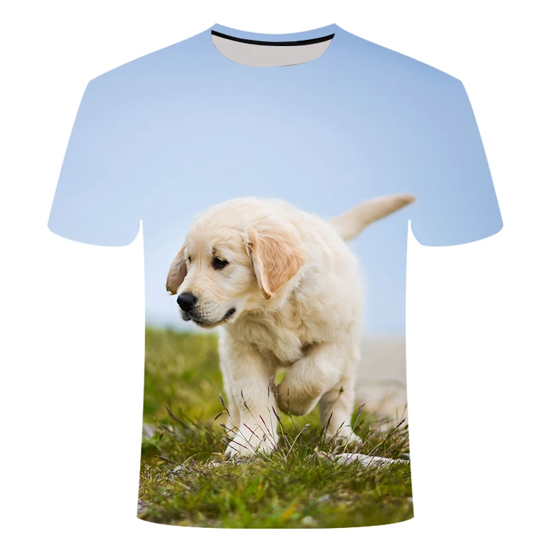 

3D Dog Printed T shirt Men Short Sleeve Homme tshirt Hip Hop Tops 3D Animal Dog T-shirt O Neck Summer Tops Tees Street Clothing