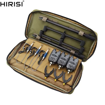 MEGA PROMO ❤️ Carp Fishing Bite alarm Set Buzz Bars Swingers Fishing Rod Rest Head Set with Portable Tackle Bag - discount item 22% OFF Sports & Entertainment
