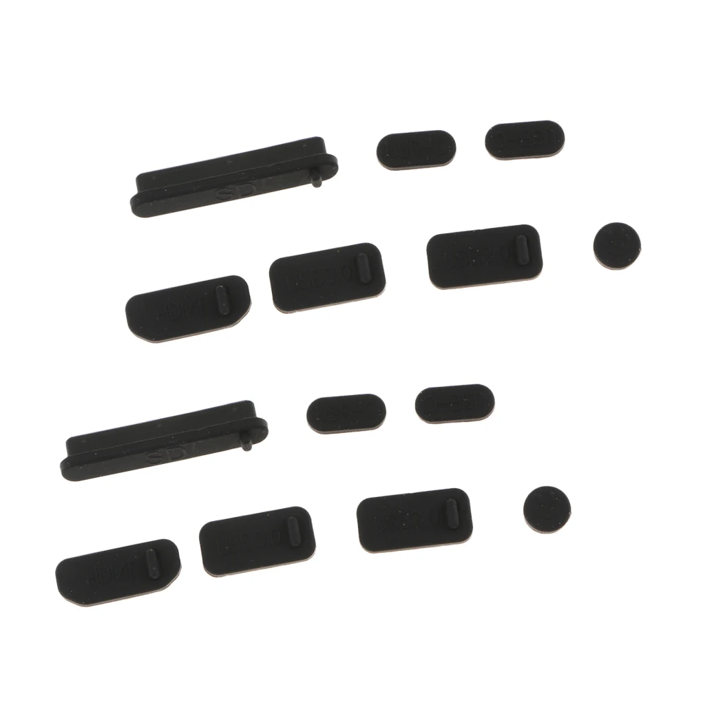 2Pack Silicone Anti-dust Stopper/Plug Set for Xiaomi Air 12.5/13.3 Pro 15.4