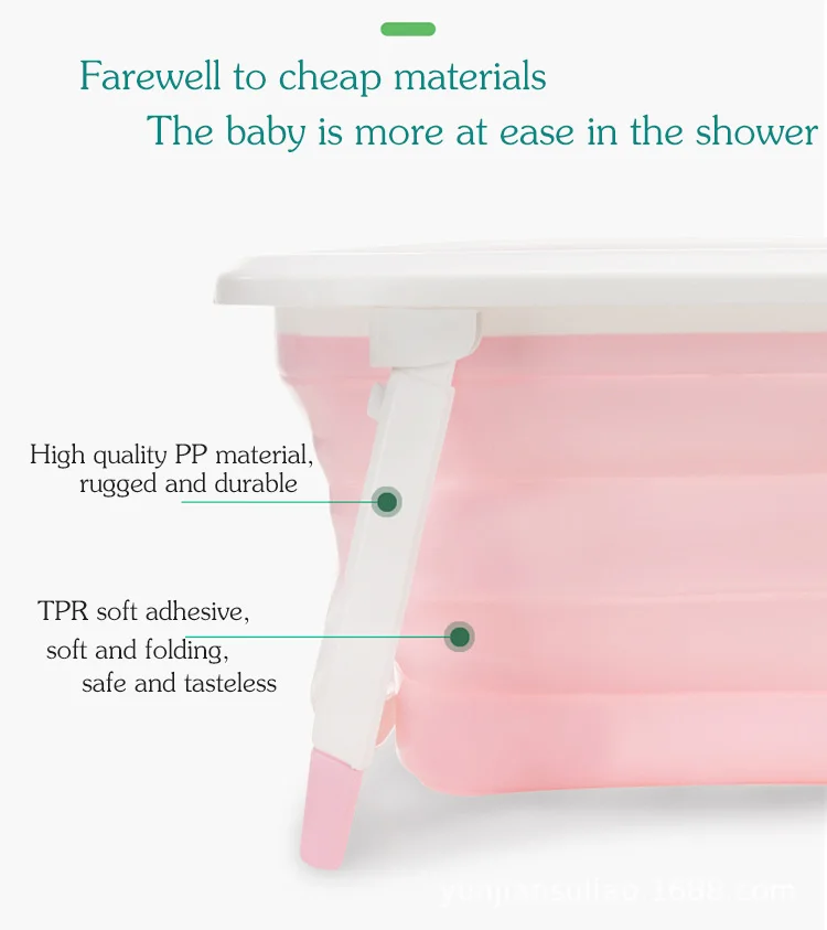 Детская ванночка Складная Ванна ребенок может сидеть лежа Новорожденные Товары для малышей утолщение большой бытовой новорожденных товары