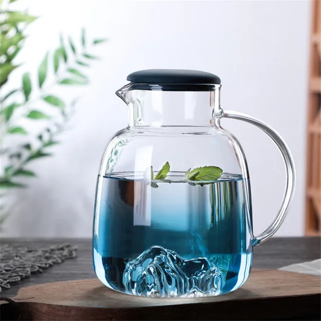 Hammer-Shaped Cold Kettle/ Explosion-Proof / High Temperature Resistant  Kettle/ Water Bottle Set / Large-Capacity Glass Juice Pot 2L - China Glass  Pot and Cold Kettle price