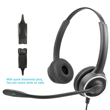 

SP268 QD USB Call Center Headset Office With Mic Binaural Headband Telephone Noise Reduction Customer Service HeadsetsHeadphone