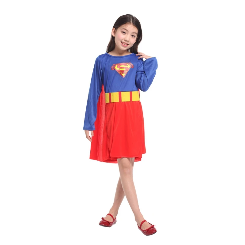 Umorden Purim Carnival Party Halloween Costumes Family Superman Cosplay Super Man Superhero Costume for Adult Kids
