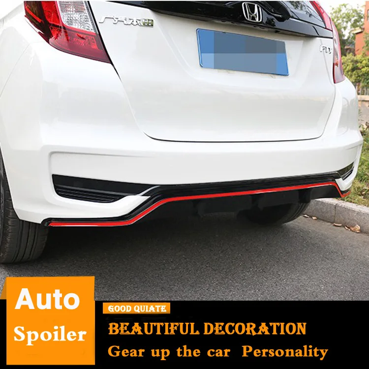 Задний спойлер для хэтчбека Honda Jazz Fit 2018 2020 диффузор Стайлинг багажника