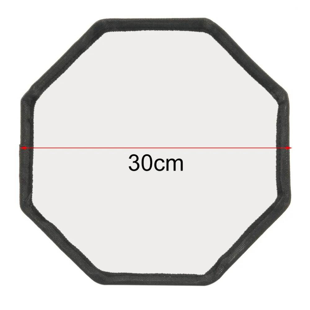 20 Вт, 30 см Универсальный восьмиугольный софтбокс для фотовспышки с Портативный диффузор для вспышка для фотоаппарата задники для студийной фотосъемки