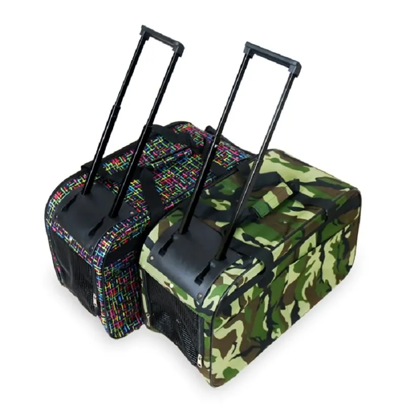 Алюминиевый складной тележка для багажа тележка используется для домашних собак и котов собак тележки для путешествия разборки рюкзаки