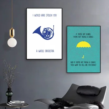 

Minimalist art how i met your mother poster Canvas Art Print Wall Pictures for Living Room No Frame