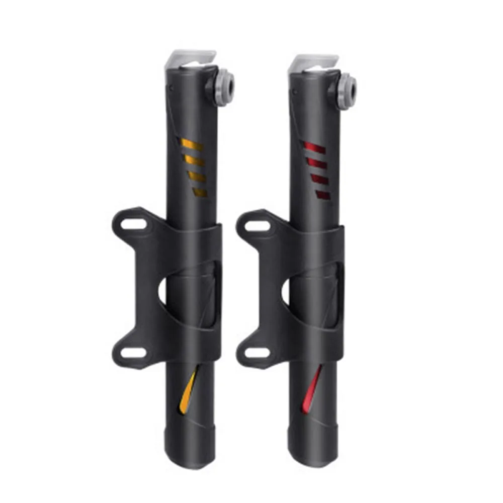 Bicycle Pump Aluminum Alloy Mountain Road Bike Pump Portable Hose Gauge Bike Tire Valve Air Inflator Cycling Accessories BC02 (8)