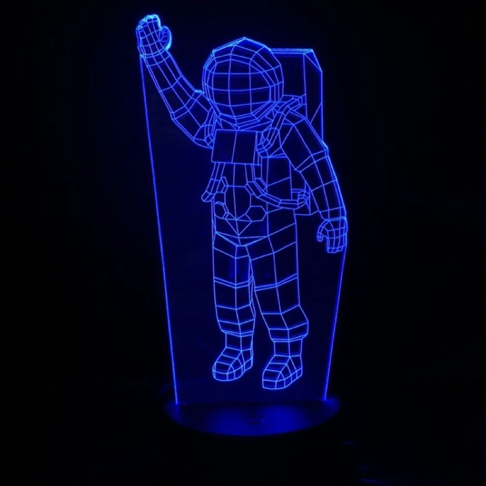 СВЕТОДИОДНЫЙ 3d ночник Астронавт Usb сенсорный светильник украшение для детской комнаты детский ночной Светильник Astro настольная лампа Декор для спальни