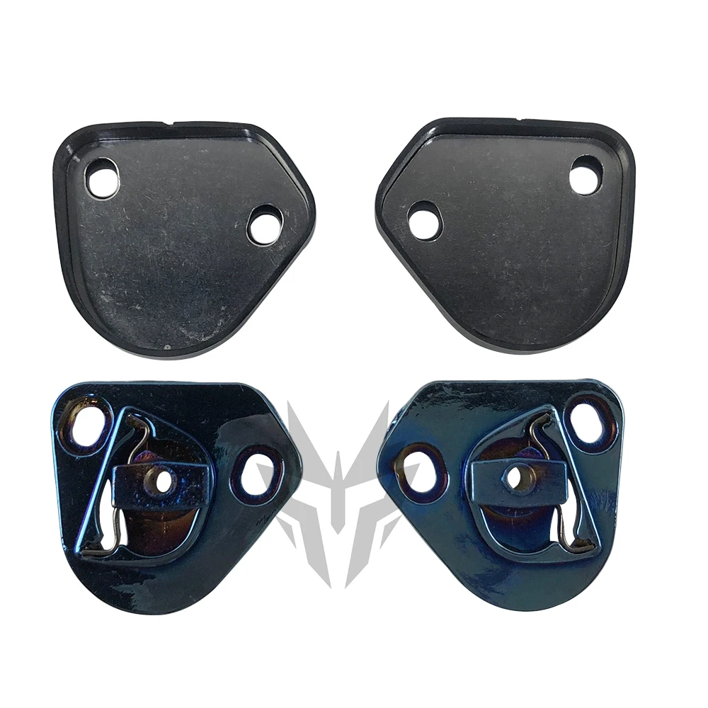 For AGV Pista GP R GP RR Motorcycle Helmet Accessories A Pair of Pivot Kit Base Plate with Four Screws Helmet Accessories