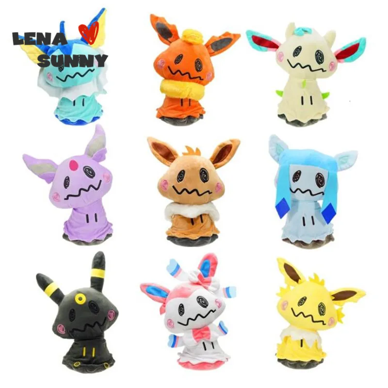 Бесплатная EMS 30 шт./лот 9 видов стилей Sylveon Eevee Umbreon Flareon vaporion Jolteon Espeon Косплей Mimikyu
