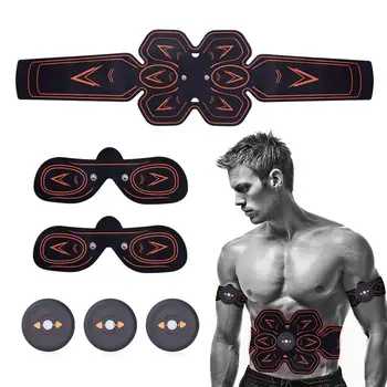 

Abdominal Muscle Stimulator Trainer EMS Abs Fitness Equipment Smart Training Electric Weight Loss Stickers Body Slimming Belt