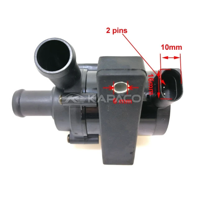 1K0965561J Engine Car Circulating Cooling Water Pump Coolant Additional Auxiliary 12V for Jetta Golf GTI Passat B6 CC Octavia cooling water pump