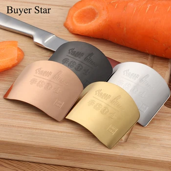 

2PCS Finger Guard Protect Finger Hand Cut Hand Protector Knife Cut Finger Protection Tool Stainless Steel Kitchen Tool Gadgets
