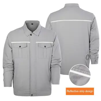 

Summer Air Conditioning Jacket Cooling Charging Fan Suit Clothes For Work Or Stay In Hot Weather Factory Fan Cooling Coat