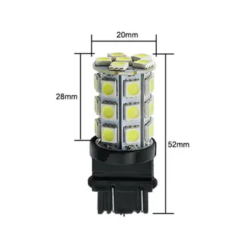 

4pcs 12V Car Auto Tail Brake Reverse LED Light Lamps Bulbs 6000K White Durable