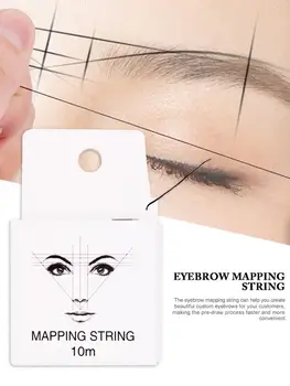 

10m Microblading Mapping String Pre-Inked Eyebrow Marker Thread Tattoo Brows Point Line Tool Eyebrow Pencil Marking Line