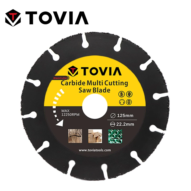 TOVIA 125mm Carbide Saw Blades Wood Cutting Disk Cutting Wood Saw Disc Multitool Wood Cutter Angle grinder For Wood
