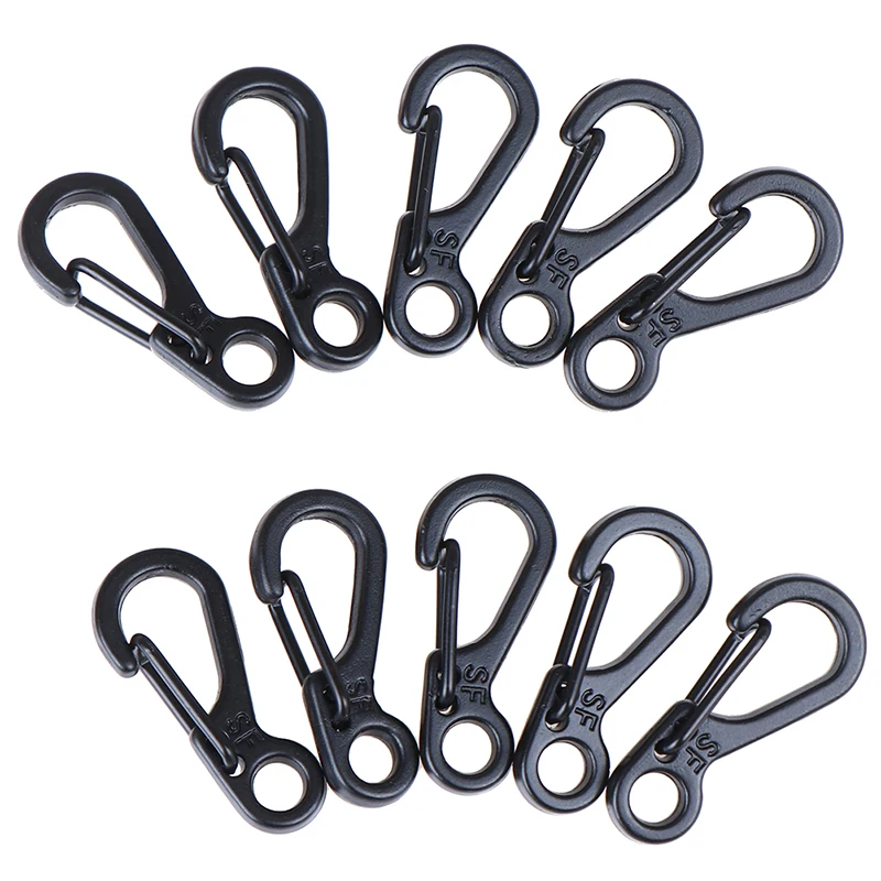 

Mini Spring Backpack Clasps Climbing Carabiners EDC Keychain Camping Bottle Hooks Umbrella Rope Tactical Survival Gear