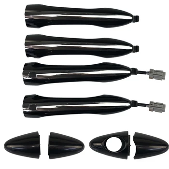 

OEM 826512T020 826512T010 826522T000 8Pcs Front Rear Exterior Outer smart key Door Handle Chrome Black for Kia Optima 2011-2015