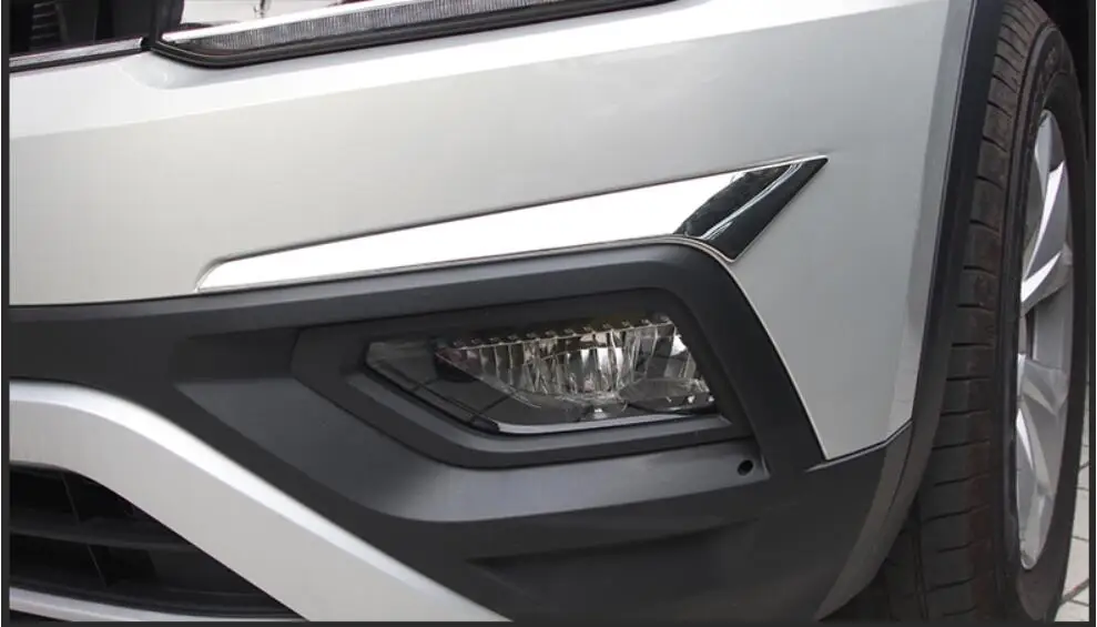 ABS Хромированная передняя противотуманная фара, крышка, накладка выше для Volkswagen VW teramont