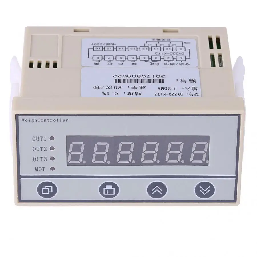 

Hot Hot 220V High Precise Weighing Controller Weight Indicator 6-Digit LED Display hot