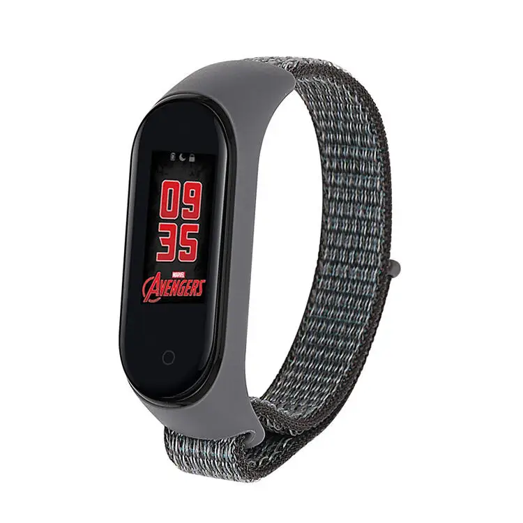 Nylon Strap Wristband for Xiaomi Mi Band 5 4 3 Wrist Bracelets Sport loop watch Belt Smart Watch Band Replacement Accessories 
