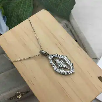 

PDB XL 12 High Quality Original 925 Sterling Silver New 1:1 Necklace Classic Elegant Necklace Woman Jewelry Gift Free Shipping