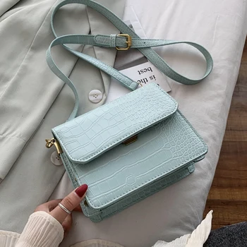 

Stone Pattern Leather Small Crossbody Bag For Women 2020 Fashion Sac A Main Female Shoulder Bag Female Handbags And Purses