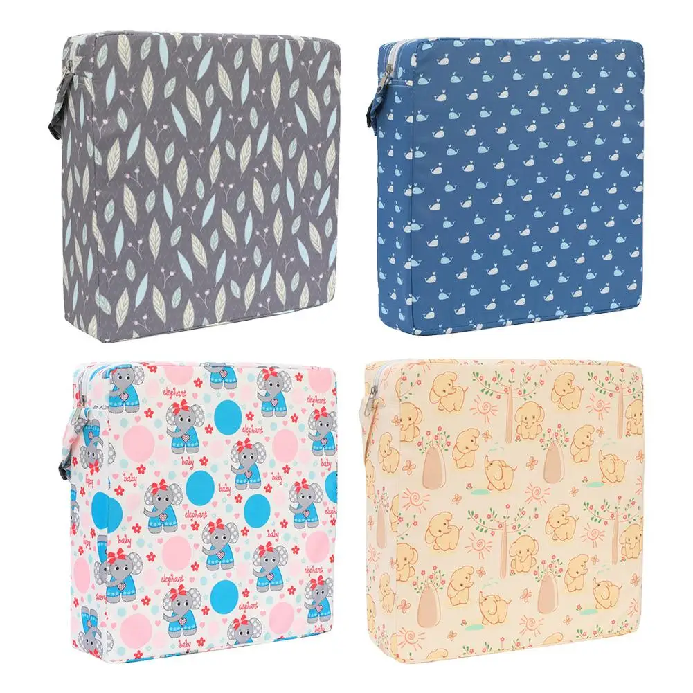 Silla de comedor para niños, cojín de asiento elevado, cojín de aprendizaje para estudiantes, silla de comedor elevada con dibujos animados de agua antiextraíble