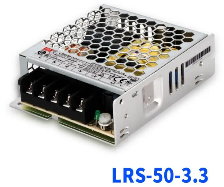[Семь Неоновые] бренд MEAN WELL представляет LRS-50-3.3 3,3 V 10A 33 Вт Высокое Мощность высокая эффективность один Выход переключение Питание