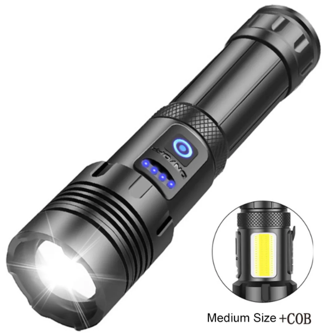 USB Rechargeable Camping LED Flashlight Tactical Torch Super Bright Light 