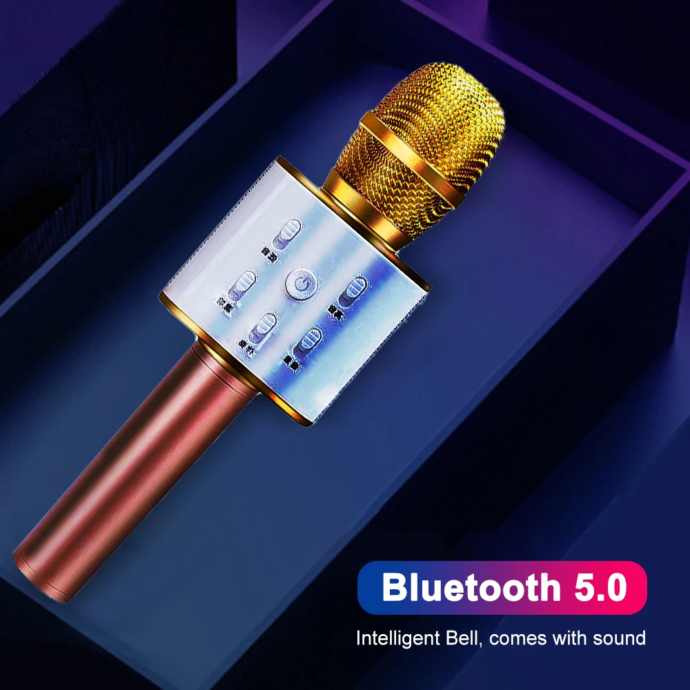 Mini USB Bluetooth Karaoke Microphone Wireless Microphone Professional