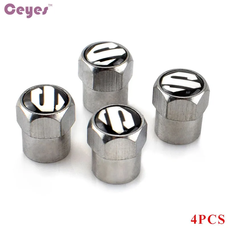 4pcs Car Styling Wheel Valve Cap Case For Toyota Alphard Corolla Avensis Rav4 Auto Emblems Cover Sticker Exterior Accessories | Автомобили